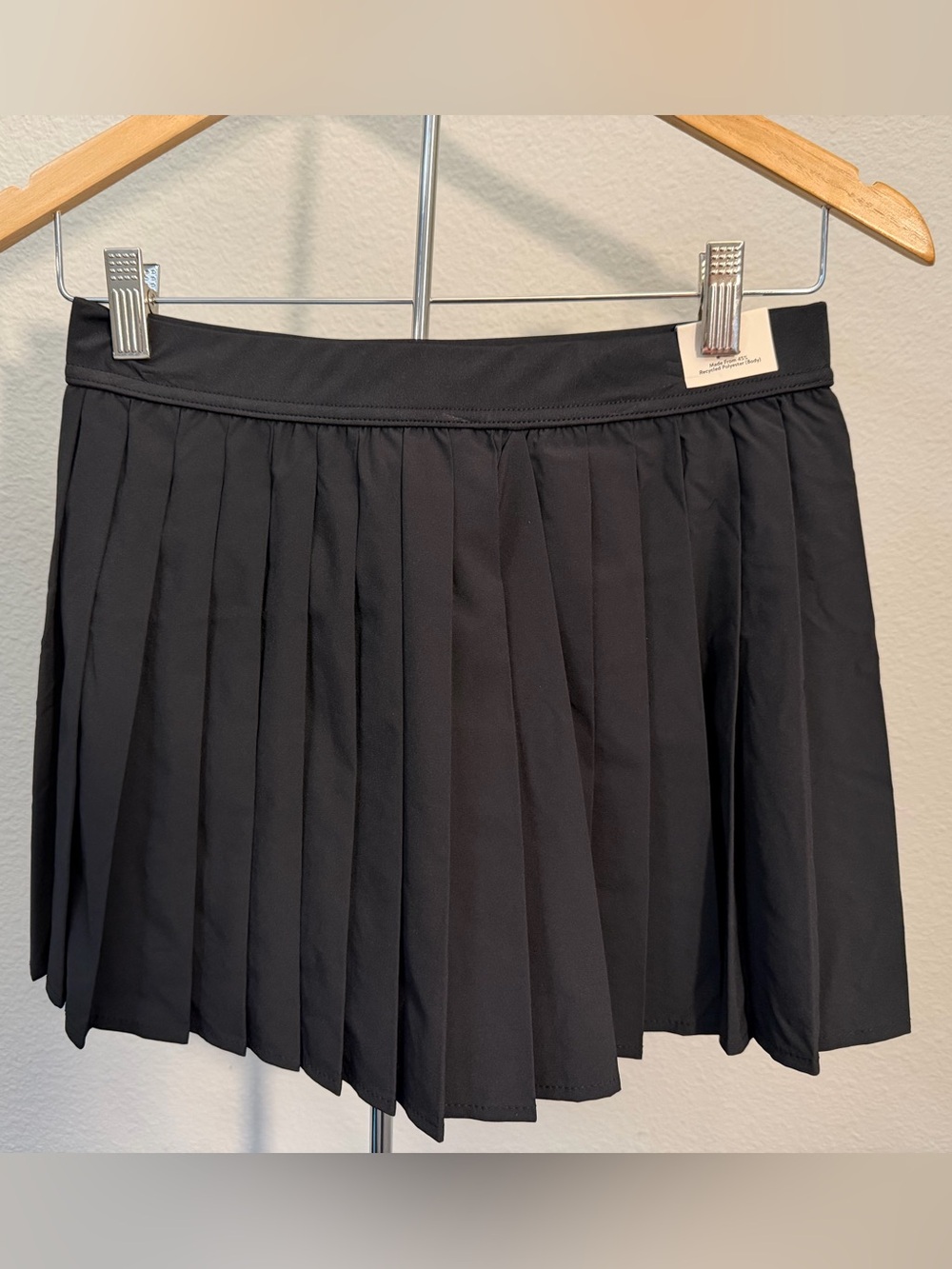 No Boundaries Black Pleated Mini Skirt